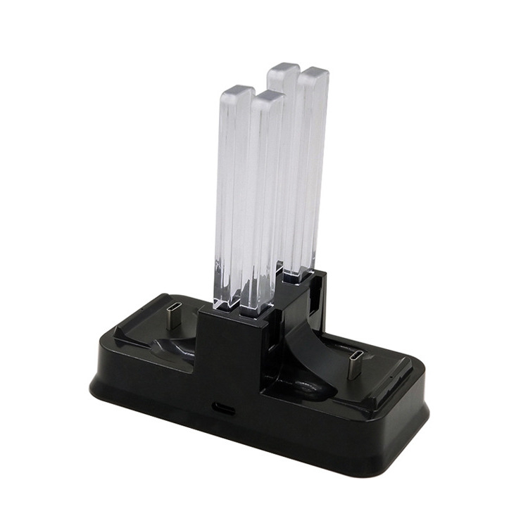 Φορτιστής βάσης Nintendo Switch για Joy-Con και Pro Controller – 4 θύρες φόρτισης, Type-C διεπαφή, Plug-and-Play, ABS πλαστικό, Πολύχρωμο LED ενδεικτικό