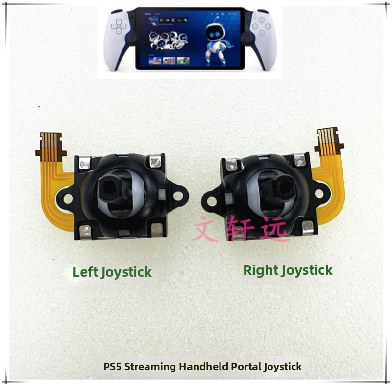 PS5 streamingový prenosný joystick pre PlayStation Portal — ľavý a pravý joystick, káblové rozhranie, kompatibilný s PS5 Portal ovládačom, plast a kov