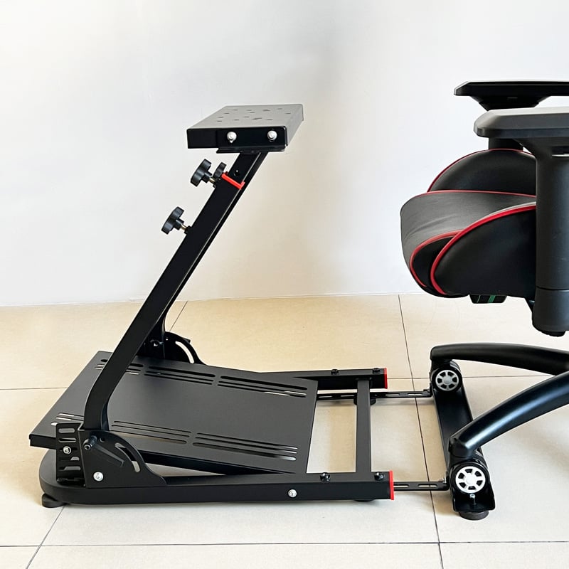 Lenktynių žaidimų vairo laikiklio plėtinys (plienas, 3 kg, modelis Computer chair buckle, OEM)