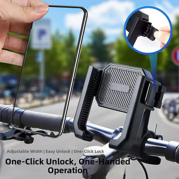 Držiak na telefón pre elektrické skútre, bicykle a motocykle s tlmiacím navigačným držiakom