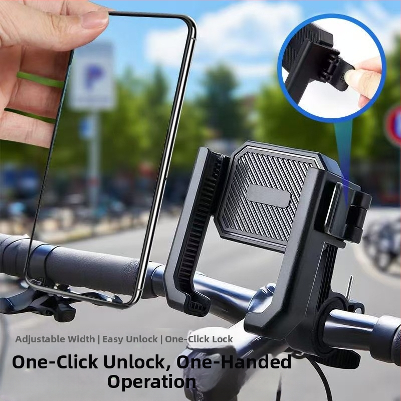 Držiak na telefón pre elektrické skútre, bicykle a motocykle s tlmiacím navigačným držiakom