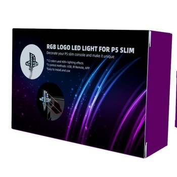 PS5 Pro Logo Svjetlo – USB Napajano Logo Atmosferska Lampa za PS5, 3.5×3.5 cm, KLFP004, kolingtech