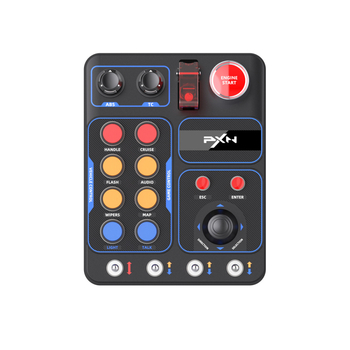 PXN-CB1 Box Central de Control pentru simulatoare de curse cu iluminare RGB, USB pentru PC