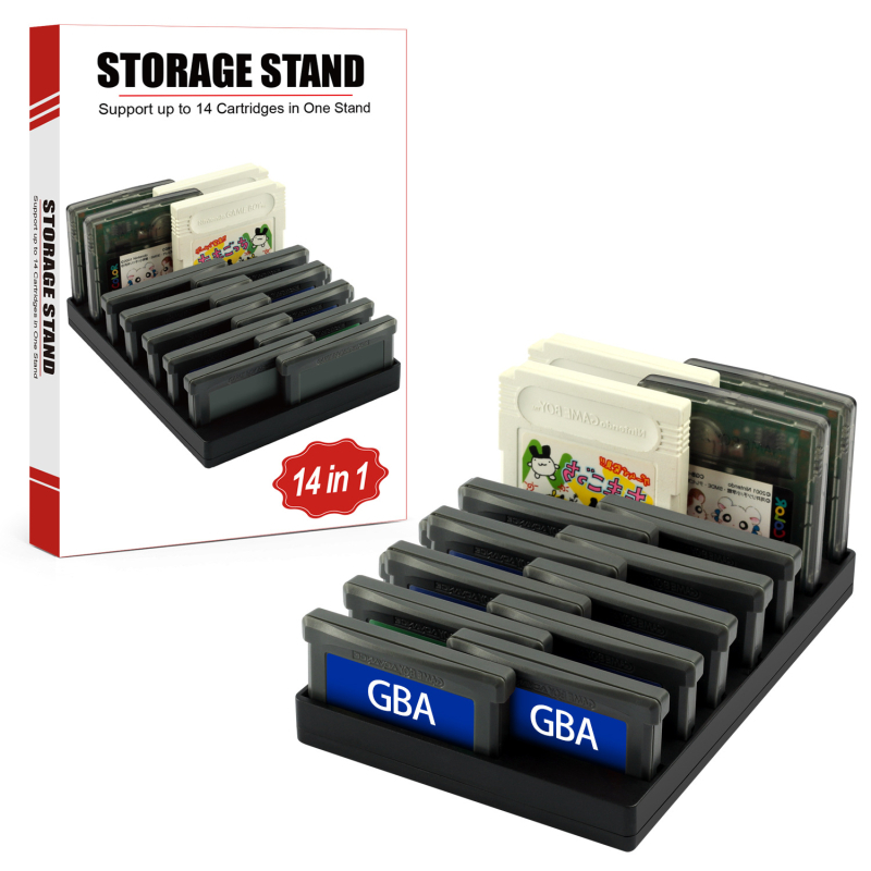 Higoplay Gba's 14-u-1 stalak za pohranu i prikaz igara za GBA, GB, GBC