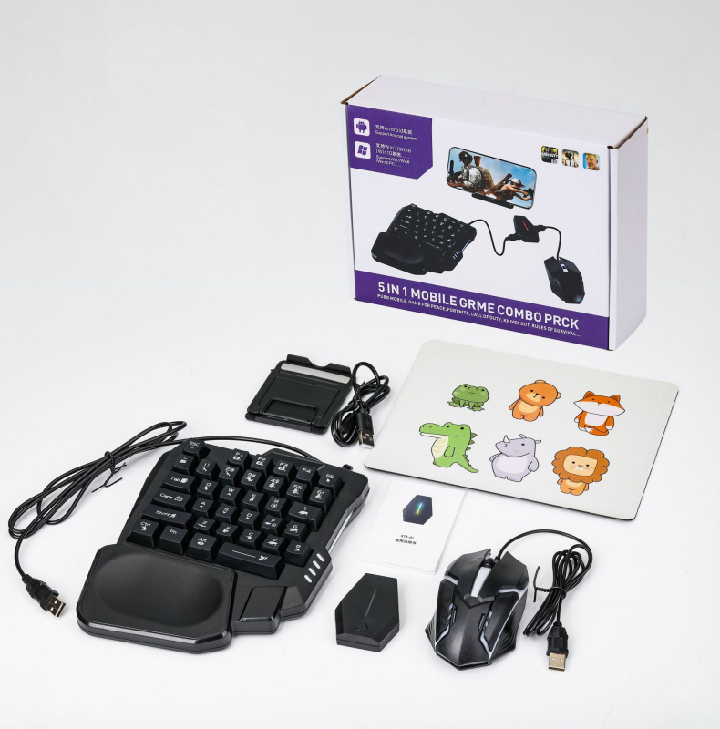 KTR-01 pretvarač tipkovnice i miša za Android — USB sučelje, Bluetooth, ABS materijal