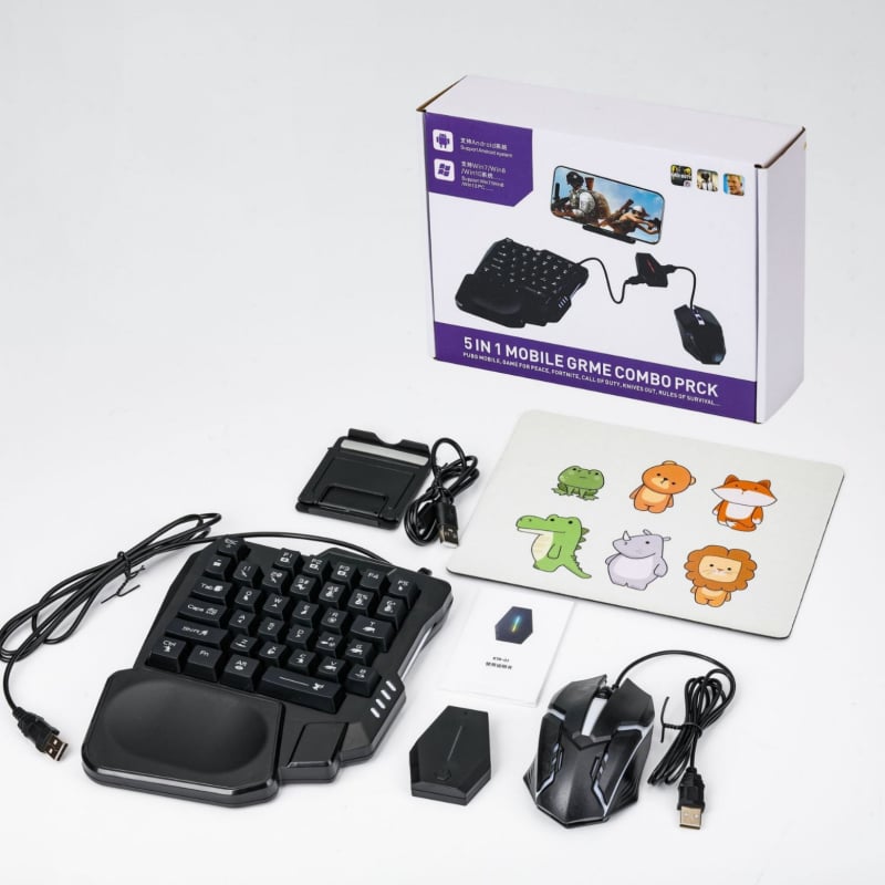 KTR-01 pretvarač tipkovnice i miša za Android — USB sučelje, Bluetooth, ABS materijal