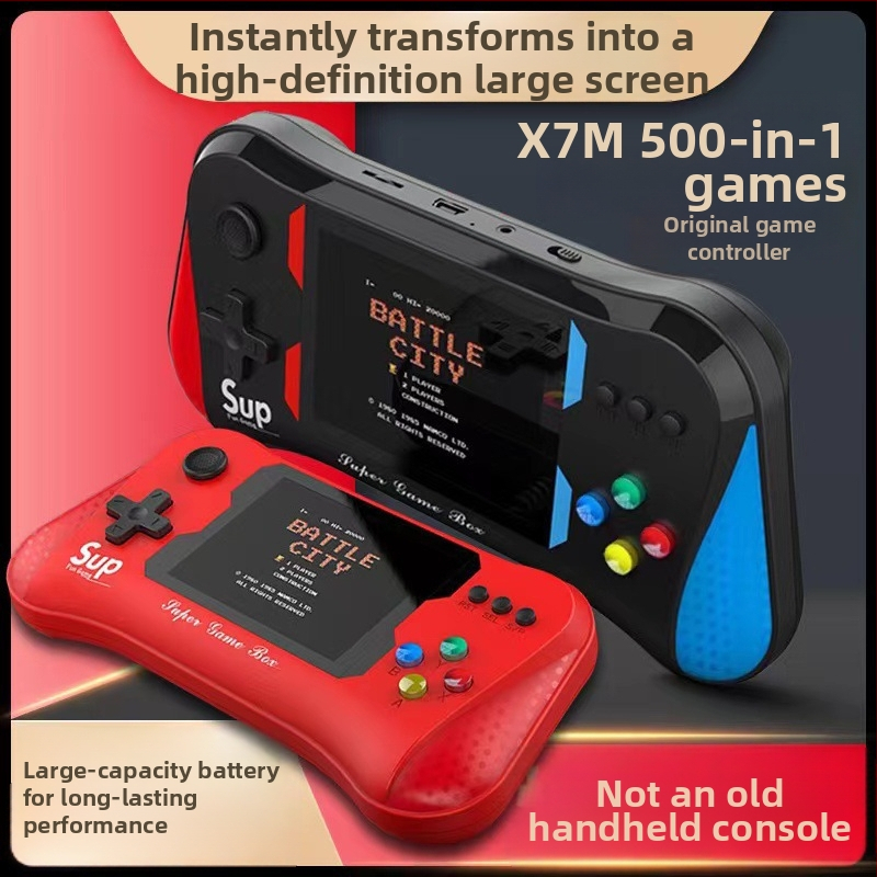 Prenosná retro herná konzola pre dvoch hráčov, 8-bitový OS, 256 MB pamäti, USB rozhranie