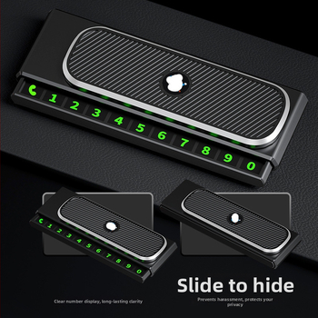 Pagaidu stāvvietas kartīte automobiļim, centrālās konsole dekors, plastmasa, modelis Leyi, bez logotipa, bez personalizācijas