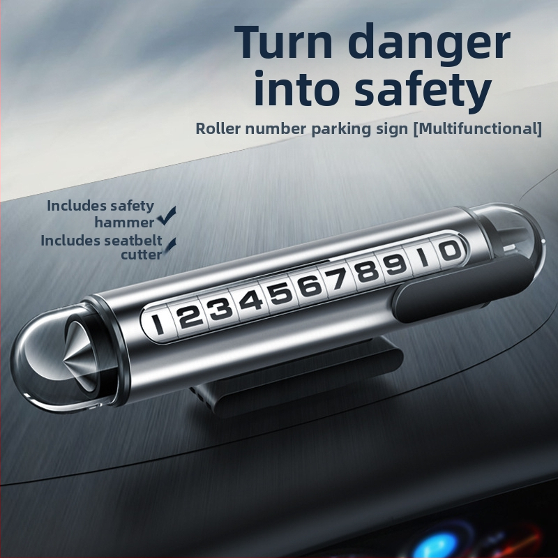 Naboo Road G3 metāla automobiļa tālruņa numura displeja plāksne – pagaidu stāvvietas numura displejs, svars 100 g