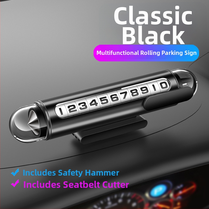 Naboo Road G3 metāla automobiļa tālruņa numura displeja plāksne – pagaidu stāvvietas numura displejs, svars 100 g