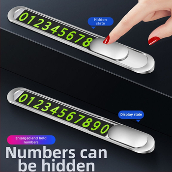 Slēgta metāla automašīnas stāvvietas plāksne, spīd, ar logotipa druku