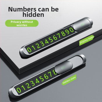 Slēgta metāla automašīnas stāvvietas plāksne, spīd, ar logotipa druku