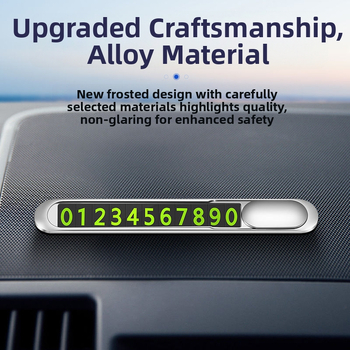 Slēgta metāla automašīnas stāvvietas plāksne, spīd, ar logotipa druku