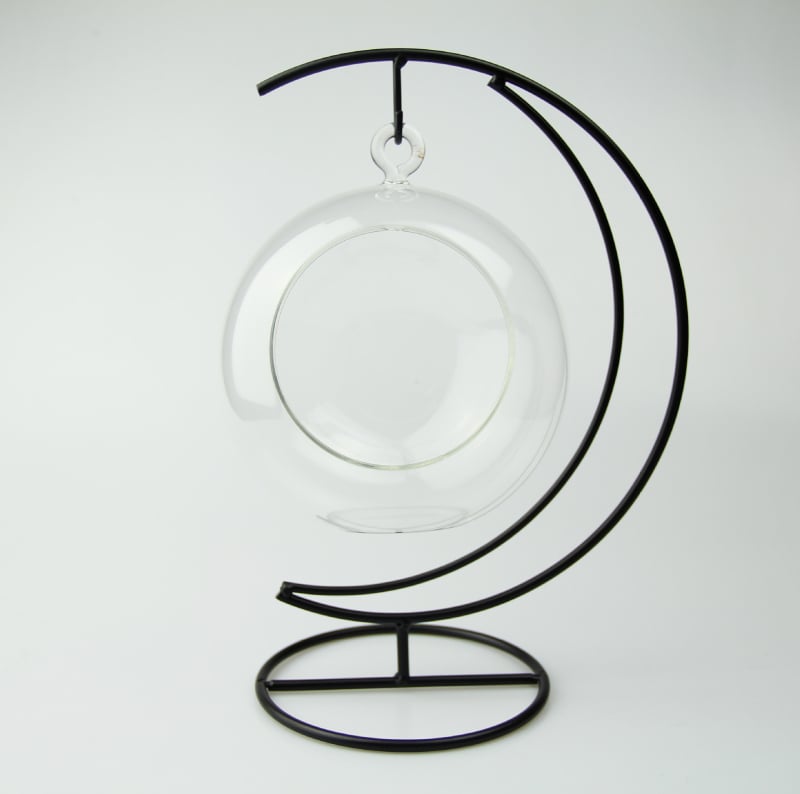 Cuier din oțel cu cadru în formă de lună - Formă geometrică, Stil pastoral, Turnare sub presiune