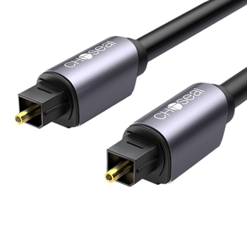 QS1106A Optikai szálas audió kábel - SPDIF digitális kimenet, 5.1 csatornás csatlakozás TV-hangprojektorhoz