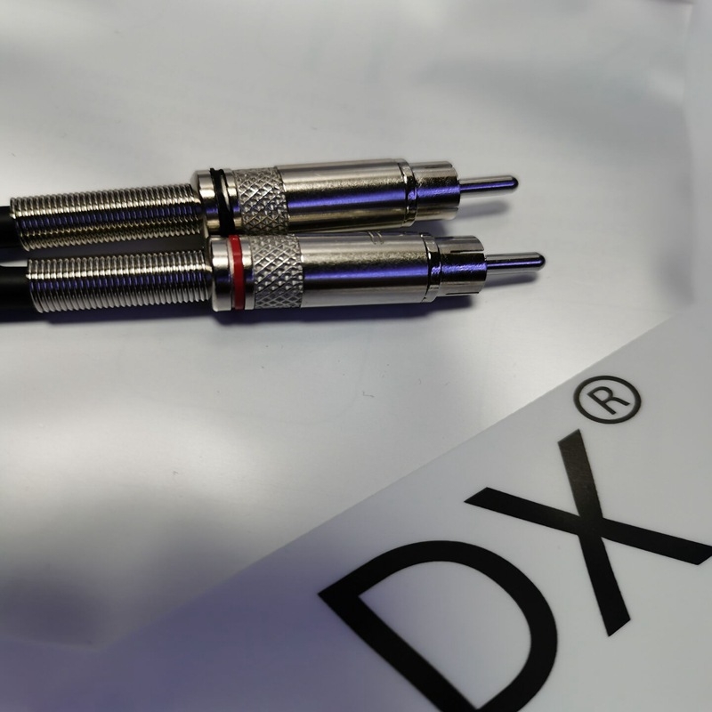 DX 011 2RCA to 2RCA Lotus audio/video kabel – niklani, jezgro od čistog bakra, bakreni vodiči bez oksidacije, za računalo i TV