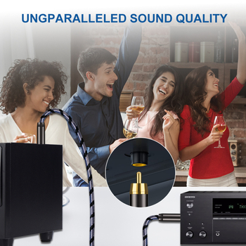 Green Lan RCA koaksijalni lotus audio kabel, muško–muški, za mikser, zvučnik, pojačalo, CD player i TV zvuk.