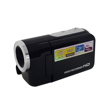 DV20 Mini Cameră Digitală cu Senzor CMOS, Zoom optic 16x, Rezoluție 16 MP, Memorie internă 16 GB