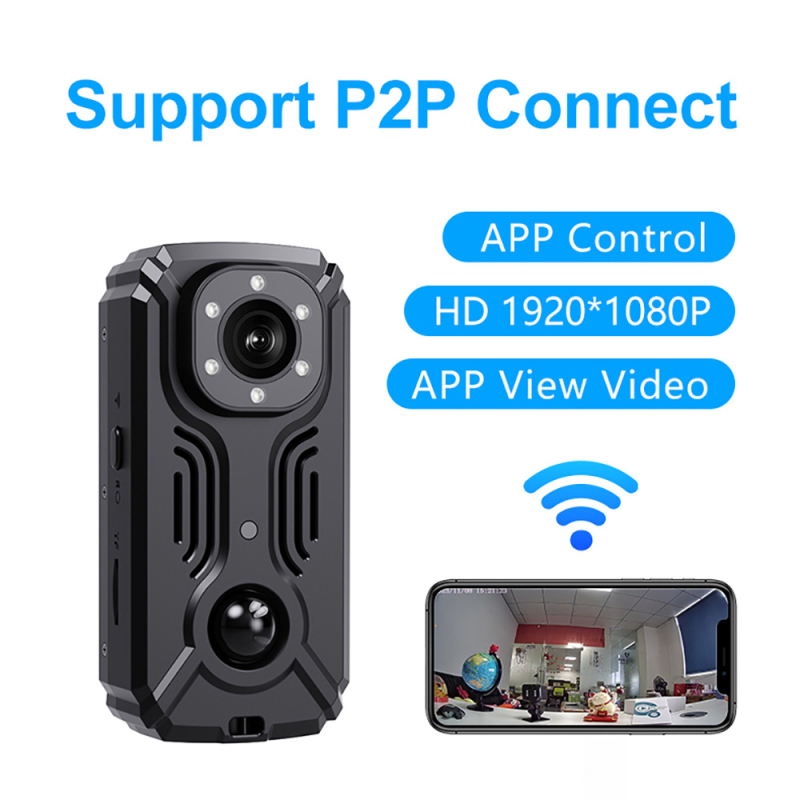 MD37 akcijska kamera s IR-CUT noćnim vidom, Wi‑Fi, 8–128GB skladištenje, ABS kućište