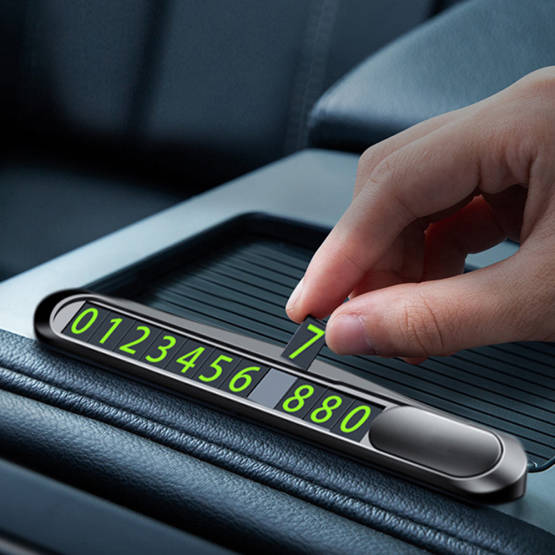 Slēpta metāla automobiļa stāvvietas plāksne TC002 ar logotipa drukāšanu un pielāgošanu