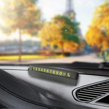 Знак за временно паркиране за автомобил с печат на лого, скрит монтаж и светеща нощна видимост (Материал: Пластмаса; Модел: Знак за временно паркиране; Печат на лого: Да; Скрит монтаж; Светеща нощна видимост)