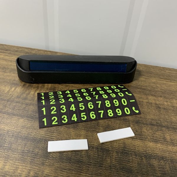 Знак за временно паркиране за автомобил с печат на лого, скрит монтаж и светеща нощна видимост (Материал: Пластмаса; Модел: Знак за временно паркиране; Печат на лого: Да; Скрит монтаж; Светеща нощна видимост)