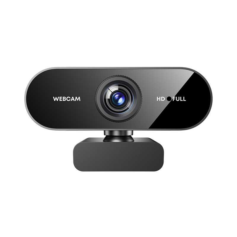 USB webkamera asztali és notebookhoz, 1920x1080, 2.0MP szenzor, USB 2.0, Plug-and-Play, beépített mikrofon