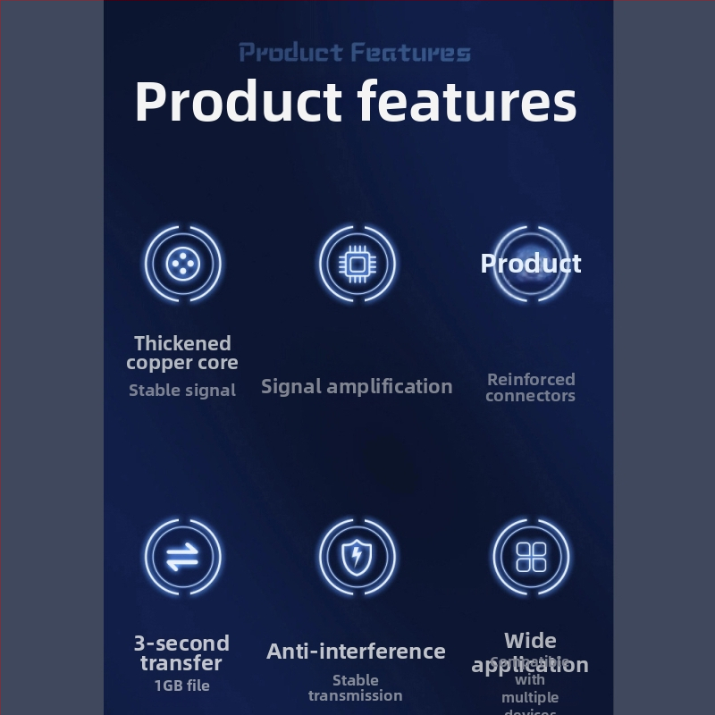 Καλώδιο επέκτασης USB 3.0 A-A για υπολογιστή, μοντέλο U3AA10, χαλκός χωρίς οξείδωση, συνδετήρες έγχυσης, καλώδιο προσαρμογής