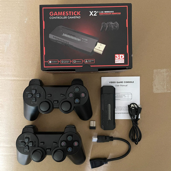 Νοσταλγική κονσόλα παιχνιδιών, 64GB μνήμη, υποστήριξη δύο παικτών, MP4 βίντεο player, ABS πλαστικό