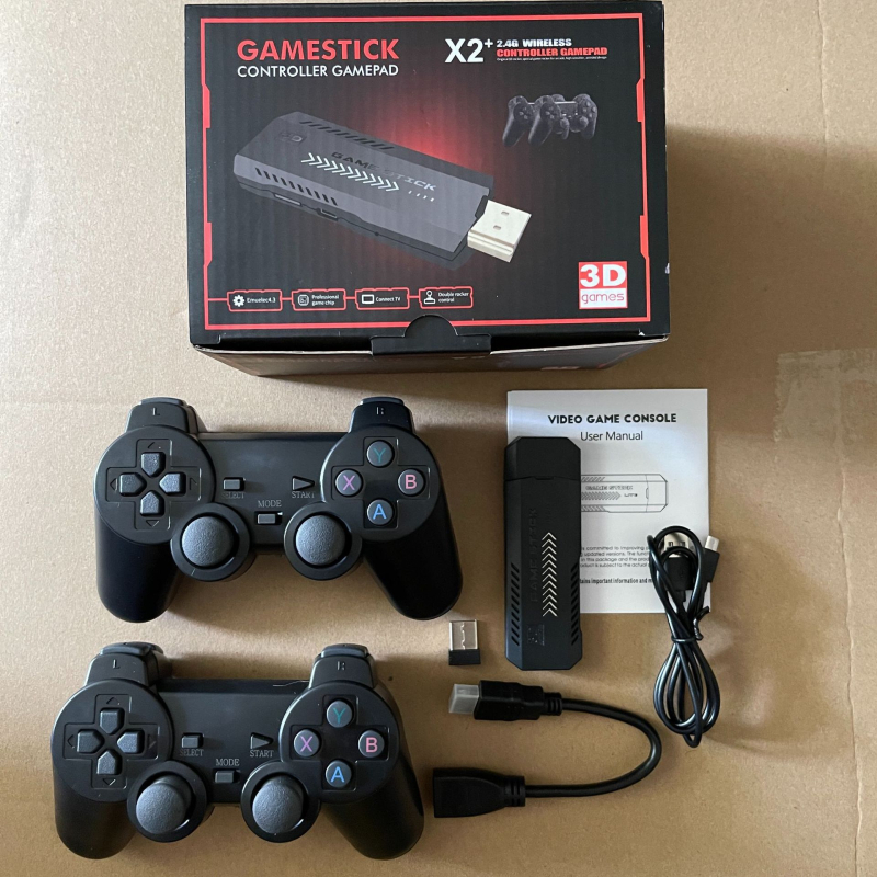 Νοσταλγική κονσόλα παιχνιδιών, 64GB μνήμη, υποστήριξη δύο παικτών, MP4 βίντεο player, ABS πλαστικό