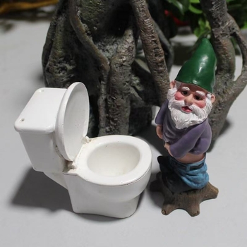 Ρητίνης Διακοσμητικό Νάνου-Ξωτικού - Στυλ Καρτούν, Συνθετική Ρητίνη, Διακοσμητικά Ρητίνης, Συσκευασία από Χαρτόνι