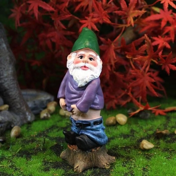 Ρητίνης Διακοσμητικό Νάνου-Ξωτικού - Στυλ Καρτούν, Συνθετική Ρητίνη, Διακοσμητικά Ρητίνης, Συσκευασία από Χαρτόνι