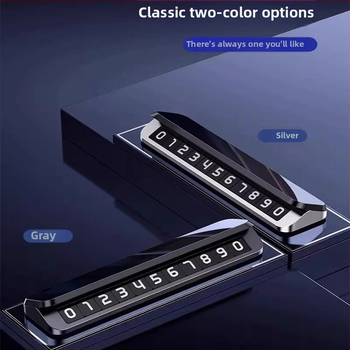 Elektronički model Ideal MEGA/L6/L7L8L9 – privremena tablica za parkiranje s brojem za automobil, unutarnja modifikacija, bez logotipa