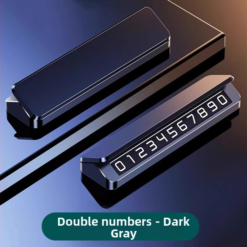 Elektronički model Ideal MEGA/L6/L7L8L9 – privremena tablica za parkiranje s brojem za automobil, unutarnja modifikacija, bez logotipa