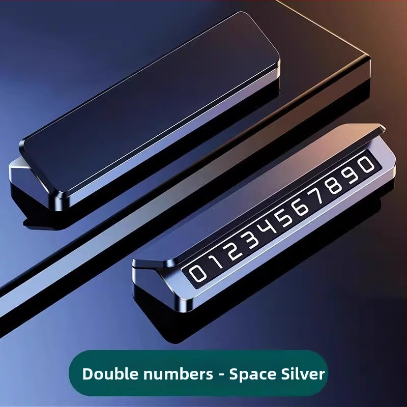 Elektronički model Ideal MEGA/L6/L7L8L9 – privremena tablica za parkiranje s brojem za automobil, unutarnja modifikacija, bez logotipa