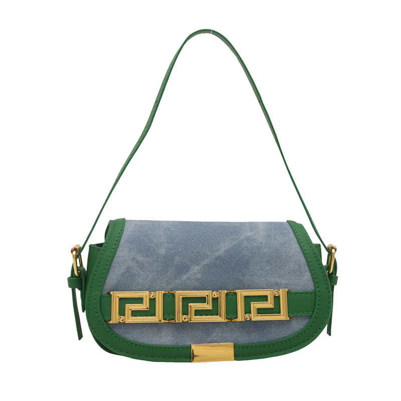 Geantă crossbody PU, formă pătrată orizontală, închidere cu capac, buzunar pentru documente