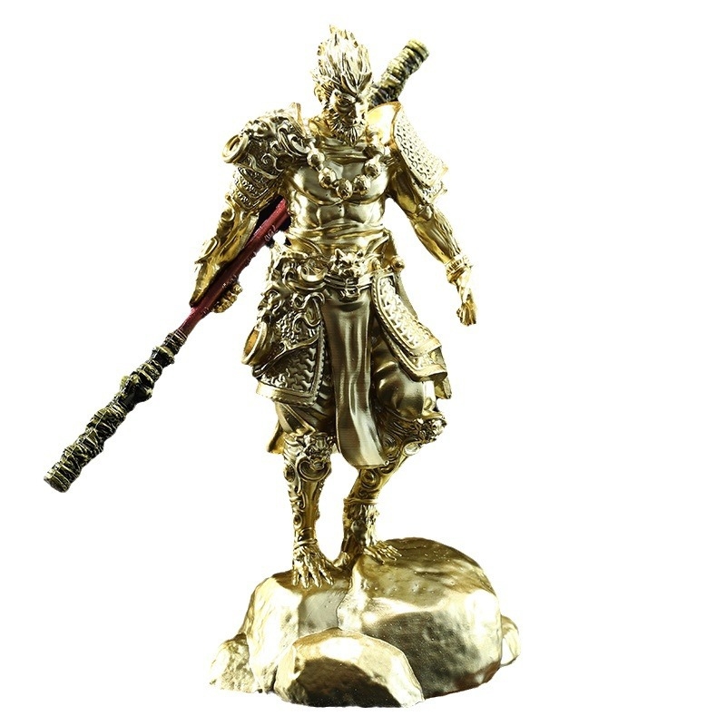 Sun Wukong statue od smole – ručno izrađena auto unutarnja dekoracija, moderni minimalistički dizajn