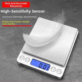 Driize Електронна везна за златни бижута, висока прецизност, разделителна способност 0.01 g, капацитет 500 g, батерийно захранване