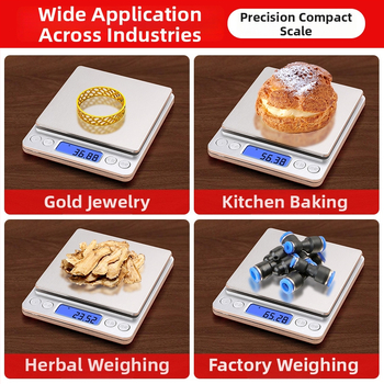 Driize Електронна везна за златни бижута, висока прецизност, разделителна способност 0.01 g, капацитет 500 g, батерийно захранване