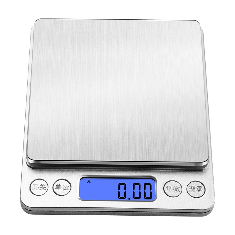 Driize Електронна везна за златни бижута, висока прецизност, разделителна способност 0.01 g, капацитет 500 g, батерийно захранване