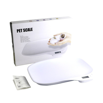 Ηλεκτρονική ζυγαριά κατοικίδιων για γάτες και σκύλους, μέγ. 15 κιλά, ακρίβεια 1 g, Jia Mo, λειτουργία με 2×AAA μπαταρίες