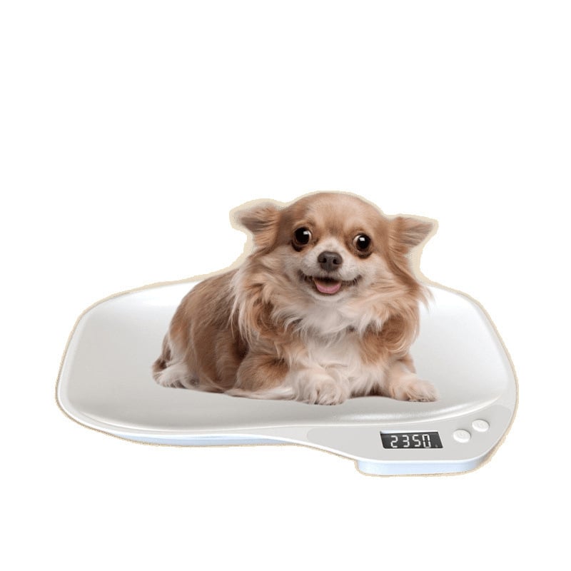 Ηλεκτρονική ζυγαριά κατοικίδιων για γάτες και σκύλους, μέγ. 15 κιλά, ακρίβεια 1 g, Jia Mo, λειτουργία με 2×AAA μπαταρίες