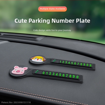 Znak privremenog parkiranja automobila, Bevis, PVC mekana guma, model STOP znak, otisak loga, prilagodljiv, licenci privatna etiketa