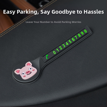 Znak privremenog parkiranja automobila, Bevis, PVC mekana guma, model STOP znak, otisak loga, prilagodljiv, licenci privatna etiketa