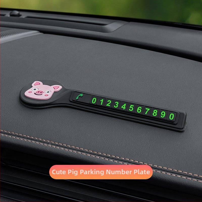 Znak privremenog parkiranja automobila, Bevis, PVC mekana guma, model STOP znak, otisak loga, prilagodljiv, licenci privatna etiketa