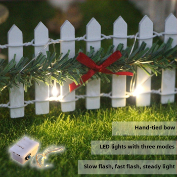 Zakka Micro Landscape Dārza Siena - Koka, Roku Darbs, Pāstora Stils, Pielāgota Ražošana