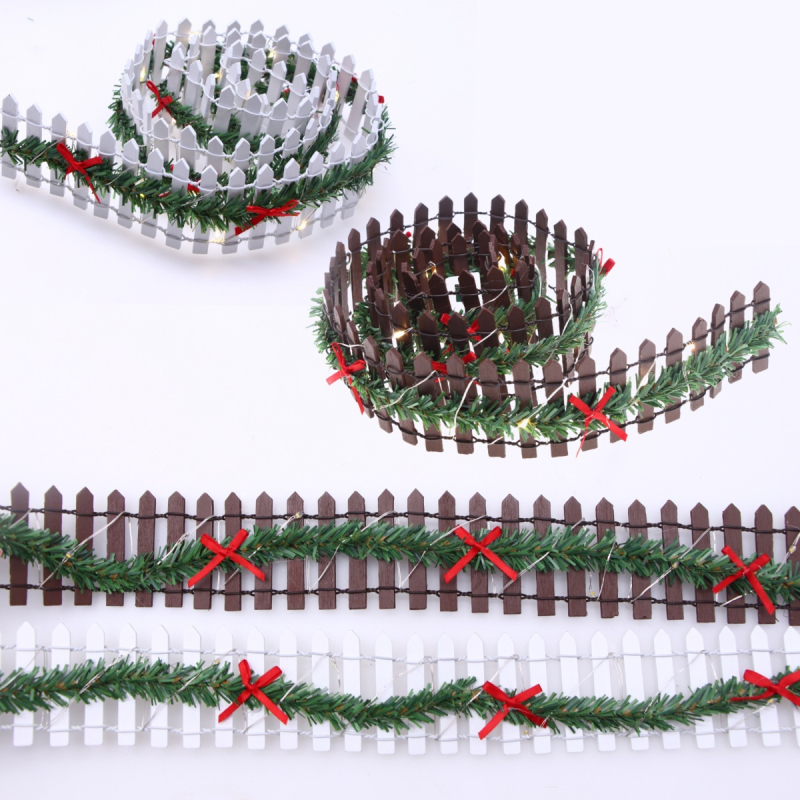 Gard de grădină Zakka Micro Landscape - Lemn, Făcut Manual, Stil Pastoral, Personalizare