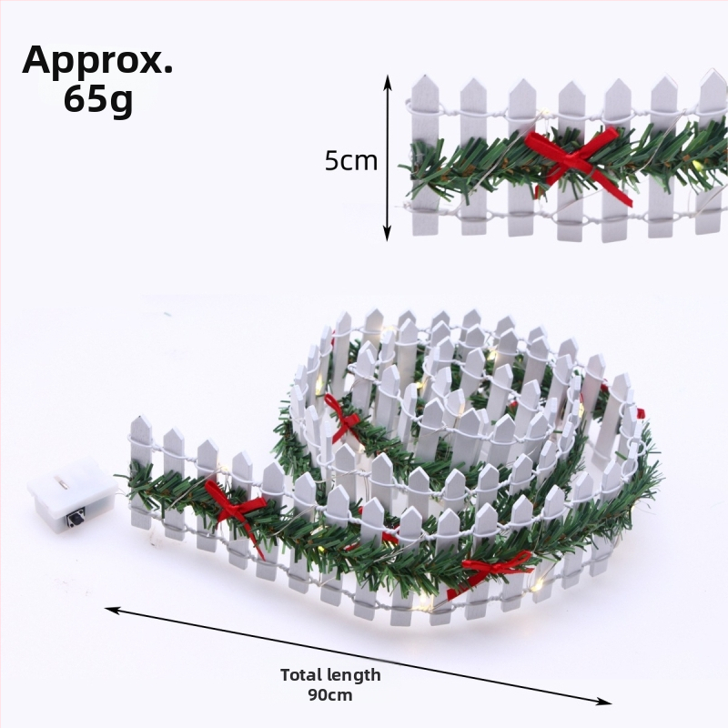 Zakka Micro Landscape Dārza Siena - Koka, Roku Darbs, Pāstora Stils, Pielāgota Ražošana