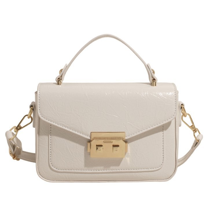 Naistele PU crossbody kott, horisontaalne ruudukujuline kuju, kattega sulgemine, polüestri vooder, üks õlarihm