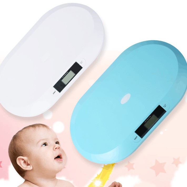 Βρεφική ζυγαριά οικιακής χρήσης, χωρητικότητα 20 kg, λειτουργεί με μπαταρίες 2xAAA
